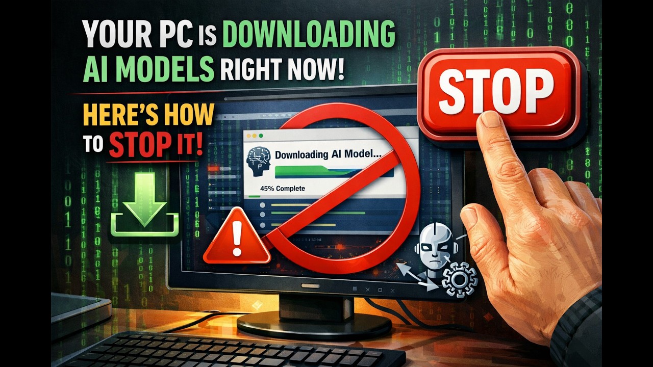 Your PC is Download AI Models Right now | Here's How to STOP it!